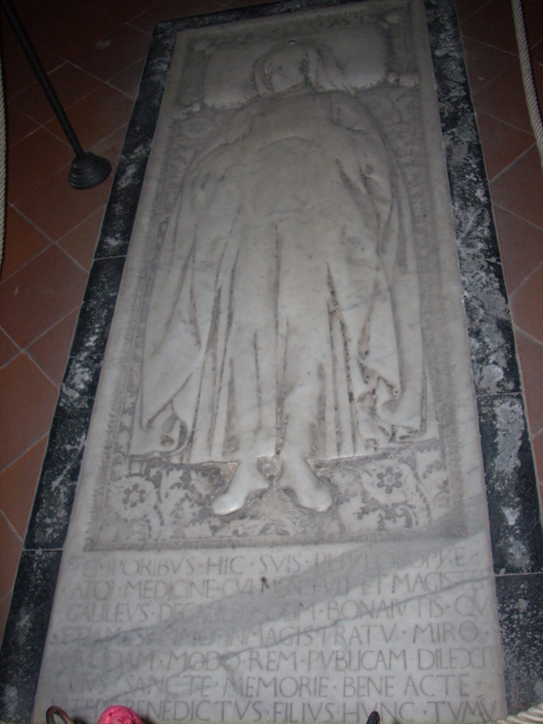 Galileo Bonaiuti's tomb, Santa Croce, Florence - 1.jpg